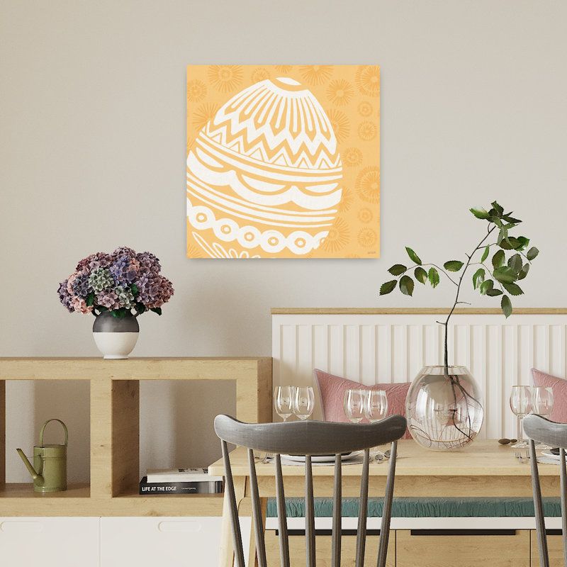 «Spring Delight», art contemporain du printemps, H 18 po x l 18 po