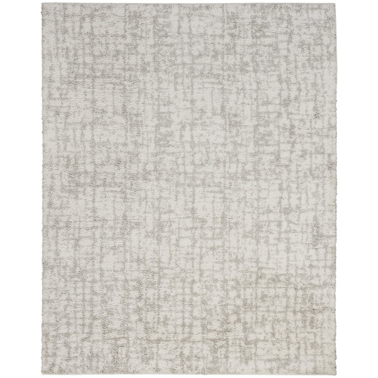 17 Stories Teiarra Ivory Grey Modern Indoor Rug