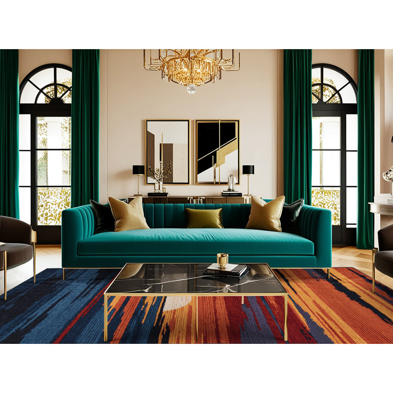  Tapis lavable Sunset Farm Farm, Tapis de couloir 2 pi x 5 pi