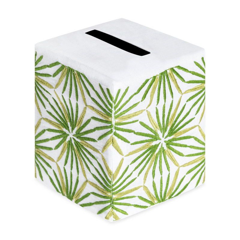 Radiant Tissue Box Cover, Green