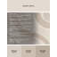 Tapis abstrait moderne et contemporain lavable à la machine Hanoukka beige et blanc-912402964
