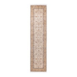 One-of-a-Kind Hayner Hand-Knotted 2'6" x 10'4" Runner Wool Area Rug in Ivory