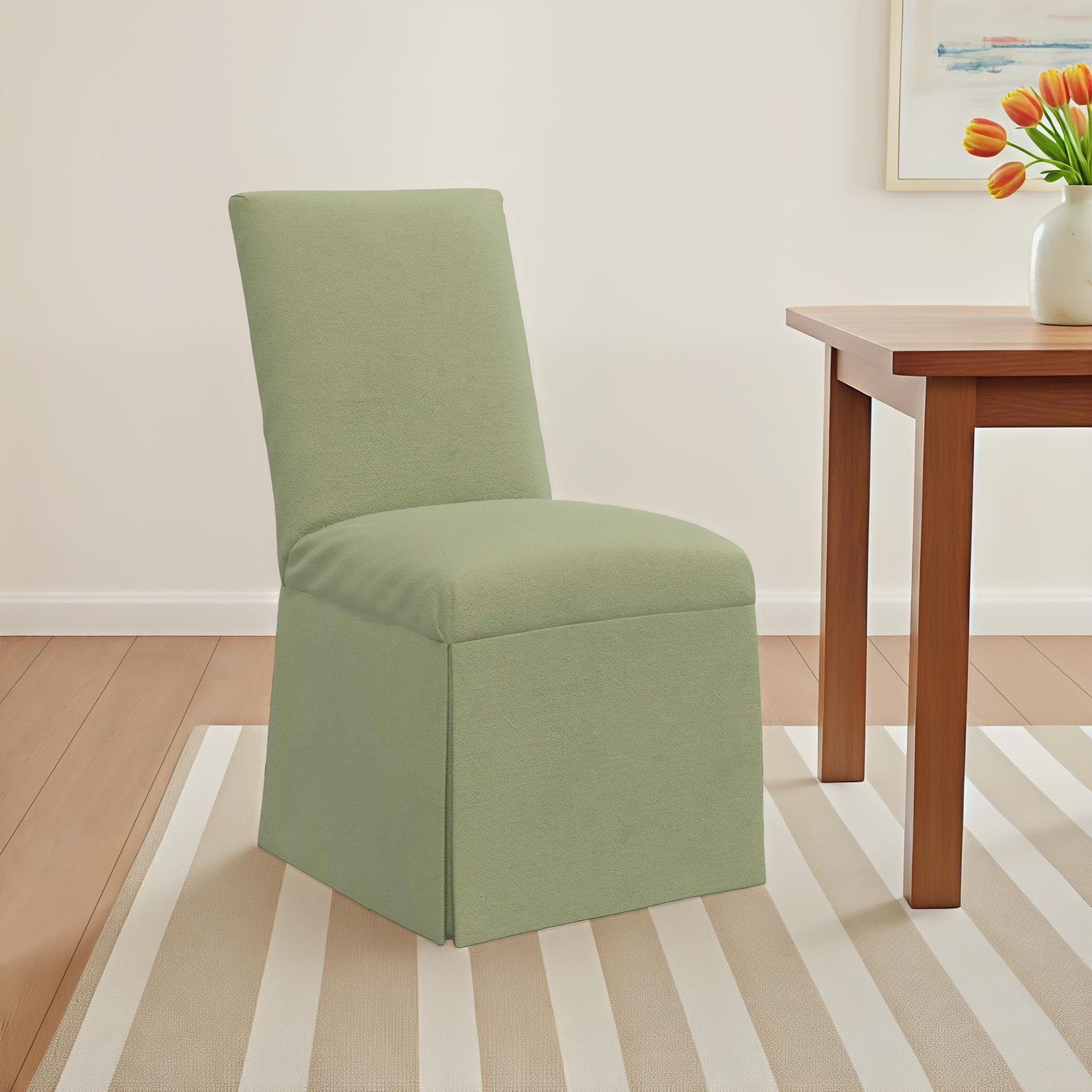 Silvia Side Chair, Classic Spring Velvet