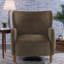 Fauteuil club à oreilles moderne rembourré