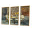 «French Cafe», ensemble de 3 toiles encadrées traditionnelles-1423977811-1423977812