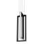 Luminaire suspendu rectangulaire unique à 1 lumière DEL Aionna-2000787904