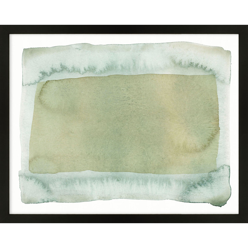Green On Green Print by Jacques Pilon, Black, 40" H x 50" W