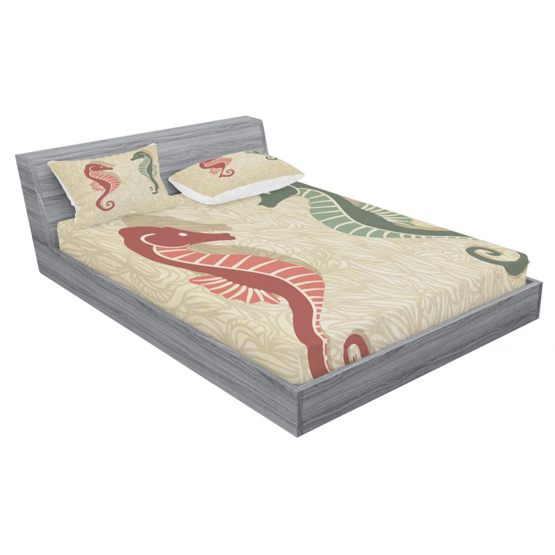 Microfiber Sheet Set, Queen Sheet Set with Fitted Sheet