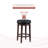 Baylis Swivel Upholstered Stool with Solid Wood Frame-853509555-827600392