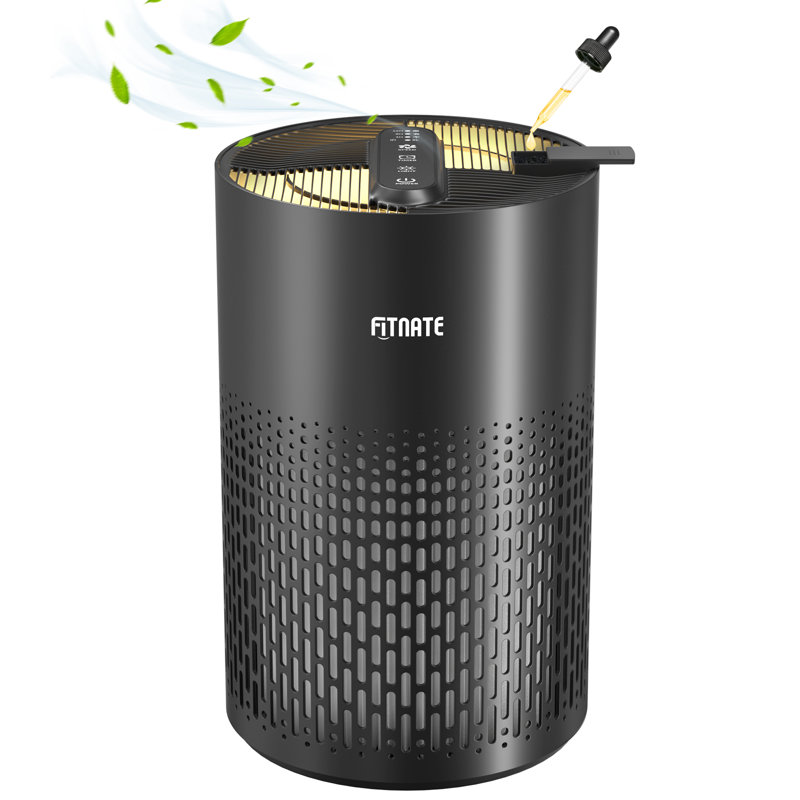 Purificateur d'air Fitnate avec filtre HEPA, Noir, noir, noir, noir
