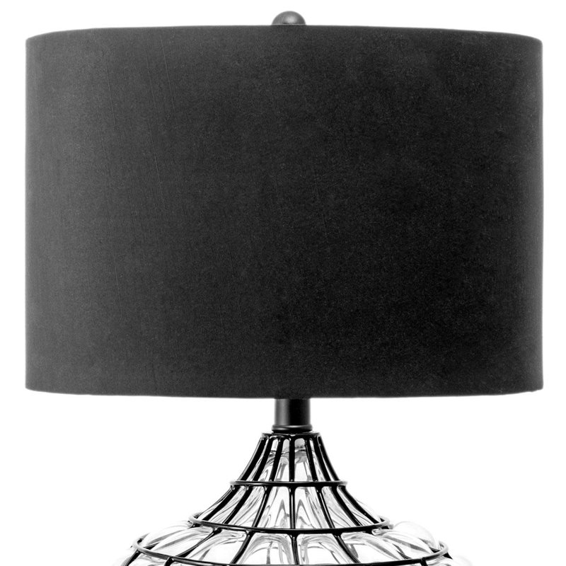 Lampe de table noire 20 po Pereira