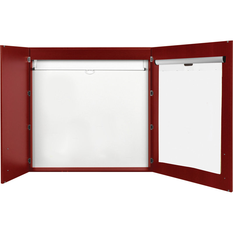 Enclosed Cabinet Porcelain Magnetic Small - 2' - 4' Whiteboard