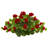 12'' Faux Flowering Plant in Foam Freestanding