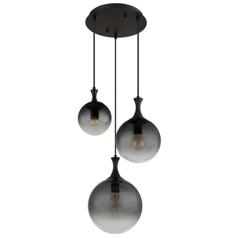 Laurium 3 - Light Matte Black Pendant