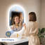 Brighten Your Bathroom with Our Smart LED Oval Mirror