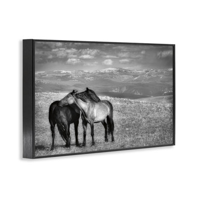 «Focused Horse Duo», estampe numérique, design par Wendy Caro