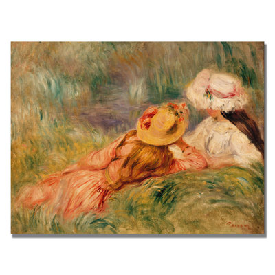 " Young Girls By The Water " by Pierre-Auguste Renoir