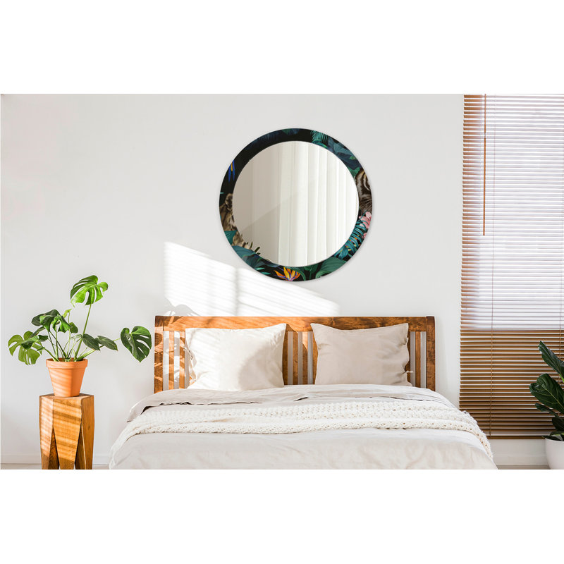 Huldar Glass Flat Wall Mirror