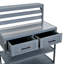 Îlot de cuisine en bois massif 65‘H-874028045