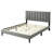 Queen Sized Bed In A Box With Union, Gray Channel Headboard, 42.7" H X 62.59" W 85.31" D, 72 Lb Show Pervaded Box, Fabric D 64" 42.5" H, Principal
