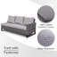Ensemble de conversation modulaire en osier pour 6 personnes avec table de foyer et coussins Ingvald-848148475-848148452