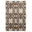 Tapis ivoire / brun Margerite-20943816