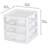 Sterilite Clearview Plastic Multipurpose Small 3 Drawer Desktop Storage Organization Unit for Home, Classrooms, or Office Spaces-103526229