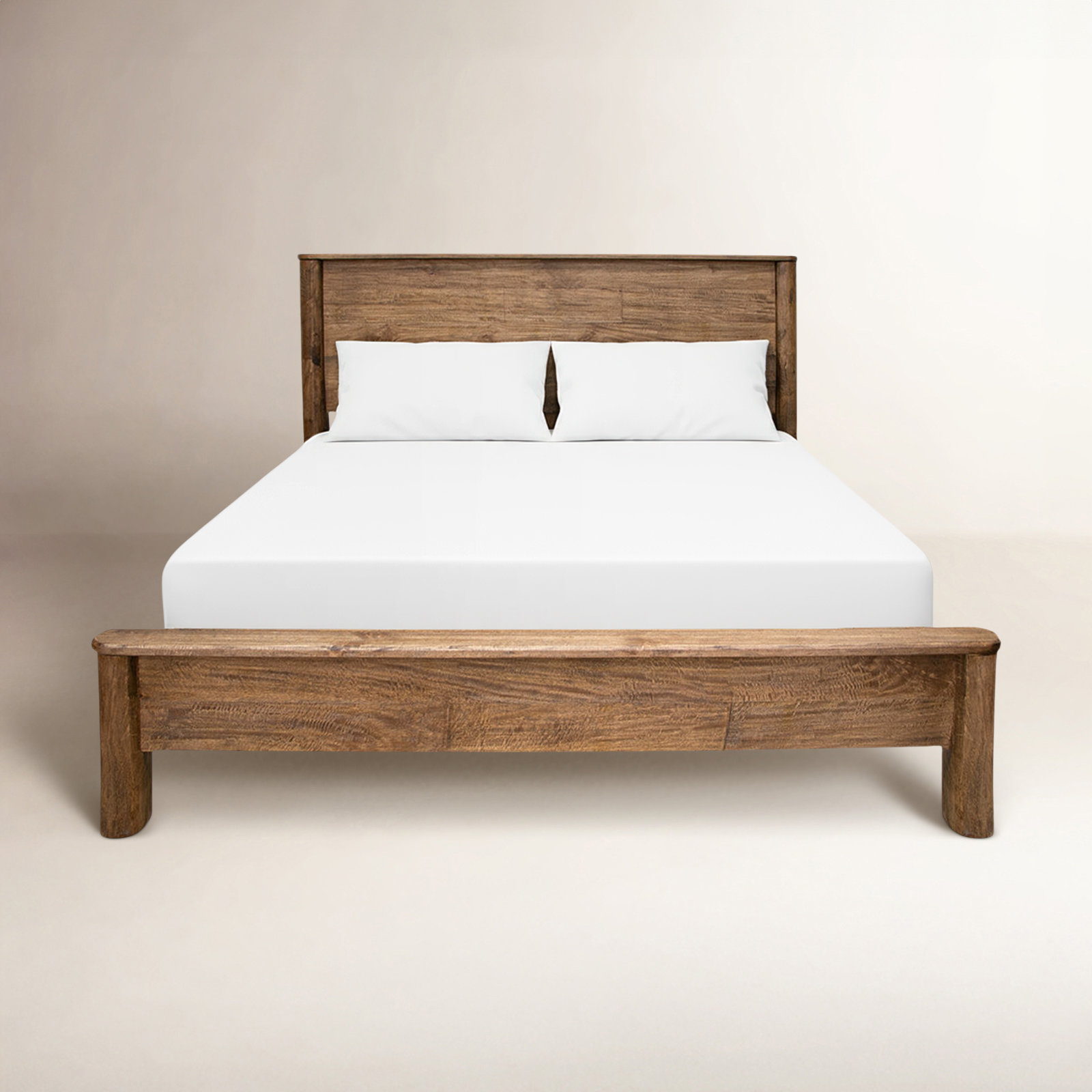 Quinn Solid Wood Bed, King