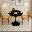 Modern Octagonal Coffee Table with MDF Top and Metal Base, Perfect for Dining, Kitchen, and Living Rooms-1662328645-1662328634