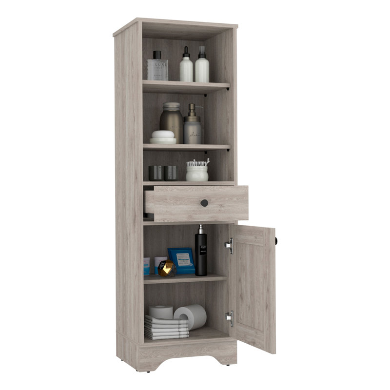 Armoire à linge, tiroir et porte simple Alaskan