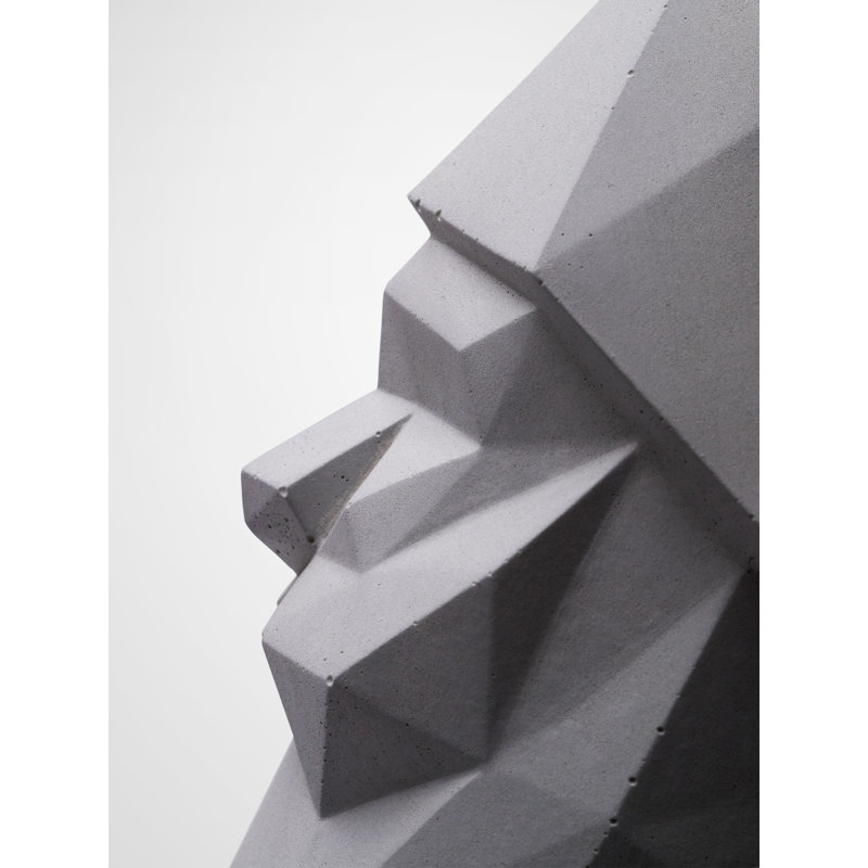 Rodrigez Fantasy & Sci-Fi Garden Statue, 36cm H x 13cm W x 10cm D, Light Grey