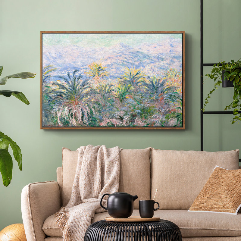 "Vintage Landscape -CCXLII" sur toile, H 25 po x l 37 po, Noyer