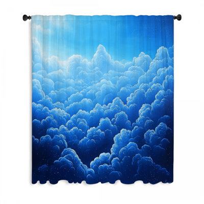 Rideaux de fenêtre Clouds, occultant et voilages - 1 panneau