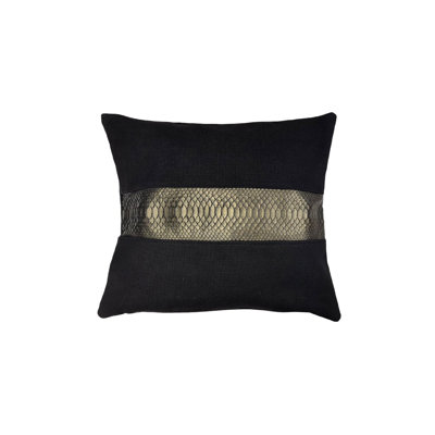Black & Gold Snakeskin
