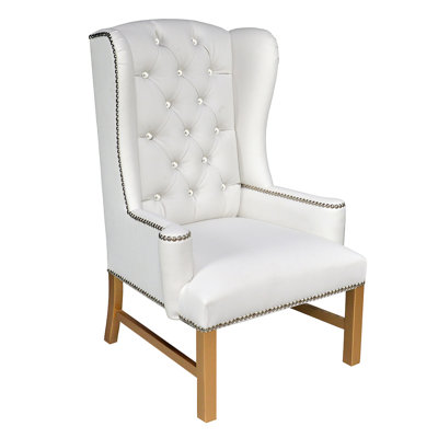 Alexiah Faux Leather Wingback Chair