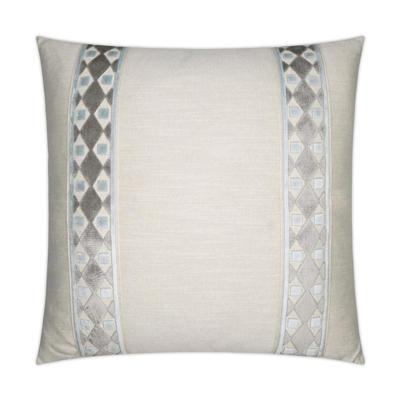 Cirque Pillow Cover & Insert, Spa, Square 24"
