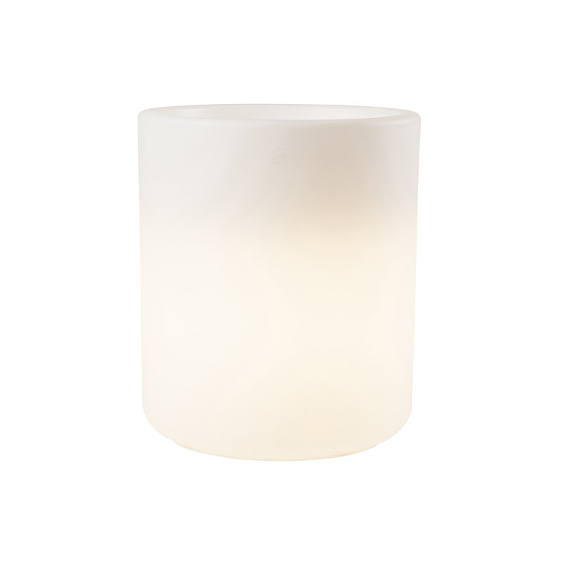 Maisy Pot Planter, White, 45cm H x 39cm W x 39cm D