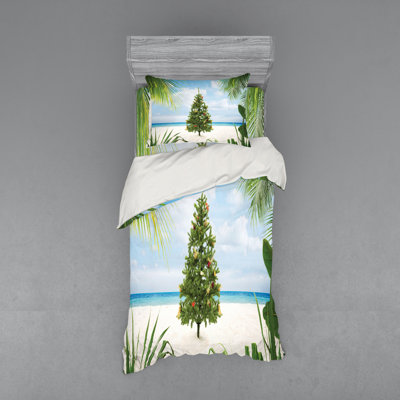 Polyester Floral Duvet Cover