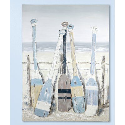 Paddle - Wrapped Canvas Painting