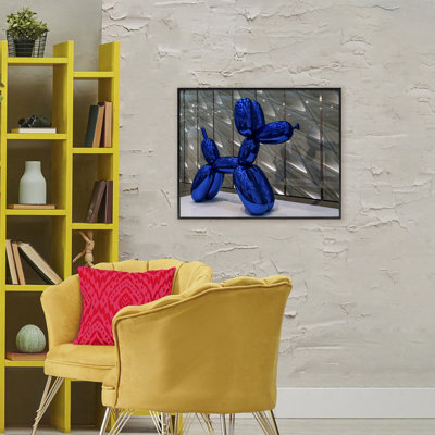 Koons Sculpture, photographie giclée encadrée, conception par Jeff Poe