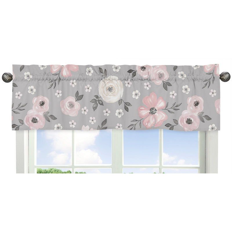 Gray and Pink Floral Microfiber Twin Comforter Bedding Set