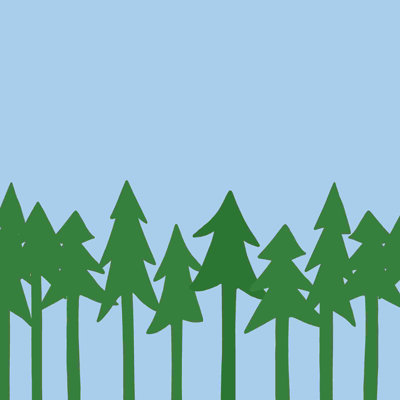 Forêt - impression sur toile tendue