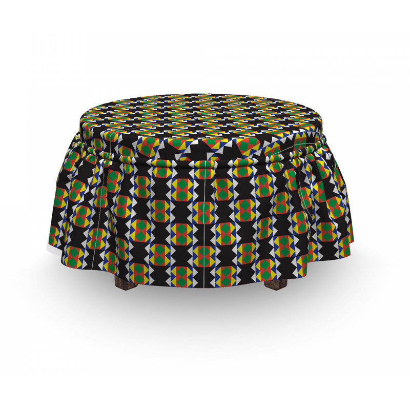 Housse pour repose-pieds funky zoulou