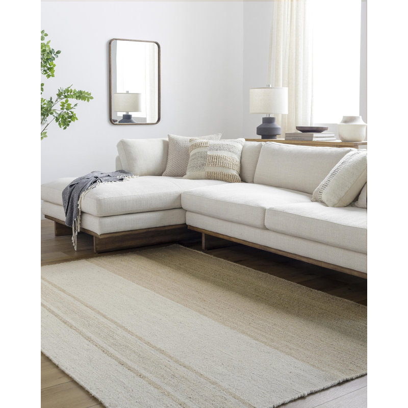 Rectangle Birgit Wool Area Rug, Rectangle 8' x 10'