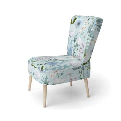 Chaise d'appoint rembourrée Blossoming