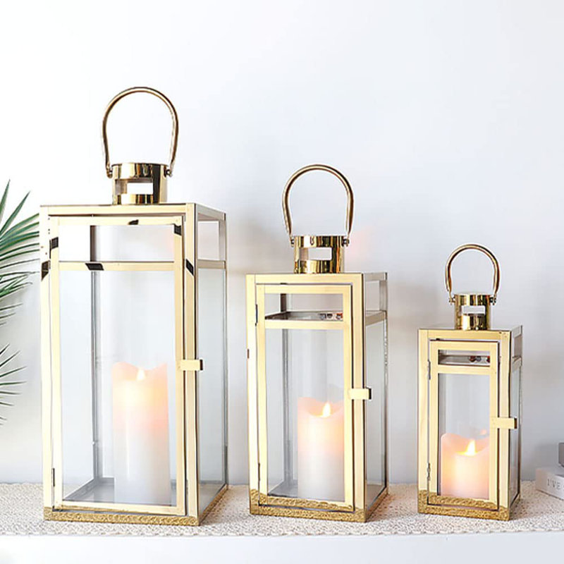3-Bulb 48" H Outdoor Lantern