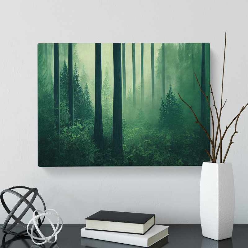 Forest Mist Vol.4 - Wrapped Canvas, 35cm H x 50cm W x 3cm D