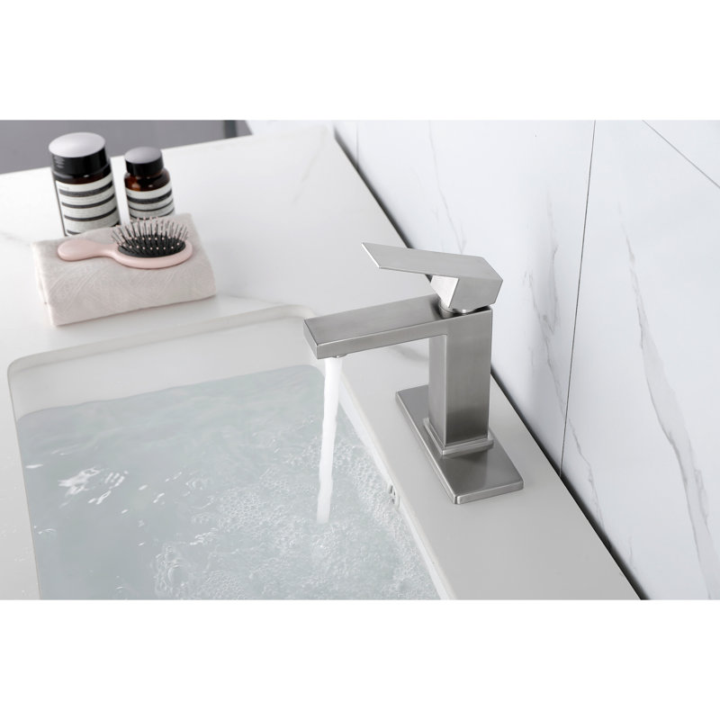 Waterfall Spout Bathroom Faucet,Single Handle Bathroom Vanity Sink Faucet