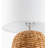 Moby Rattan and Metal Table Lamp 
