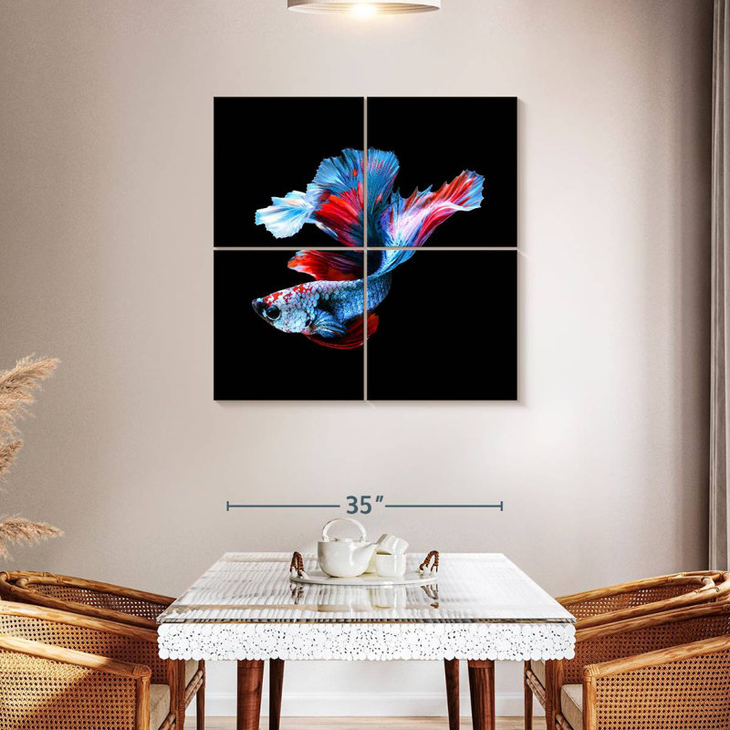 Brampt Elegant Betta Fish, 38" H x 38" W